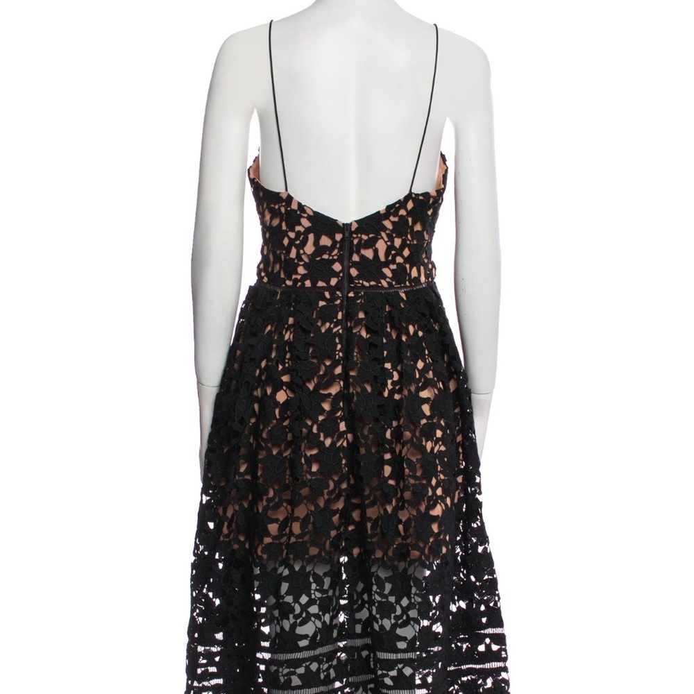 Self-portrait black lace dress